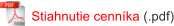 Stiahnutie cenníka (.pdf)